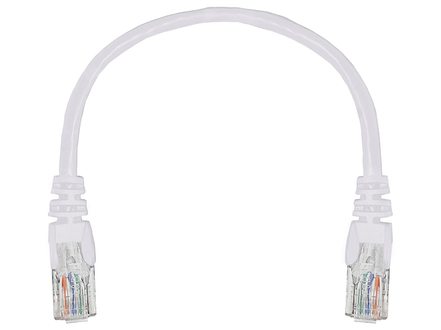 Linkbasic 22cm UTP Cat5e Flylead White