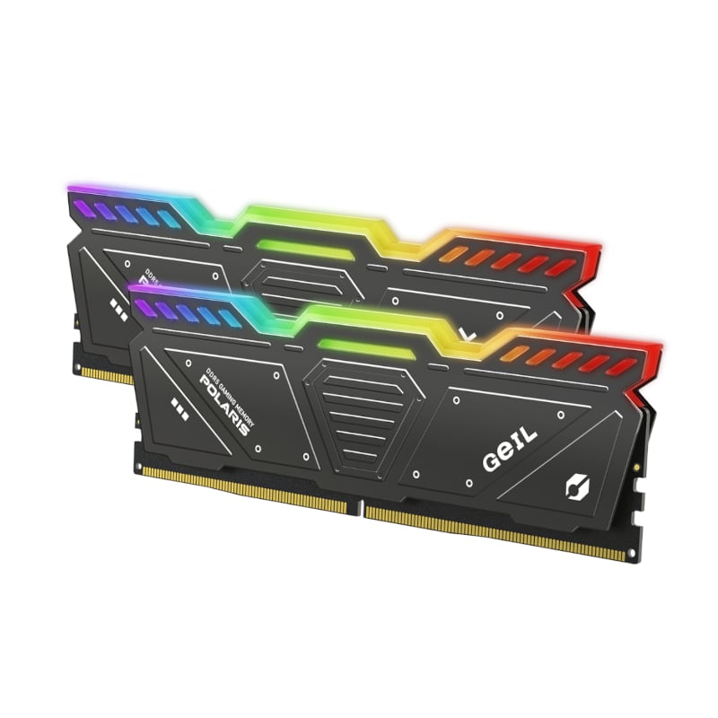 Geil Polaris RGB OC 32GB KIT(2X16GB) 6000MHz DDR5 Desktop Gaming Memory