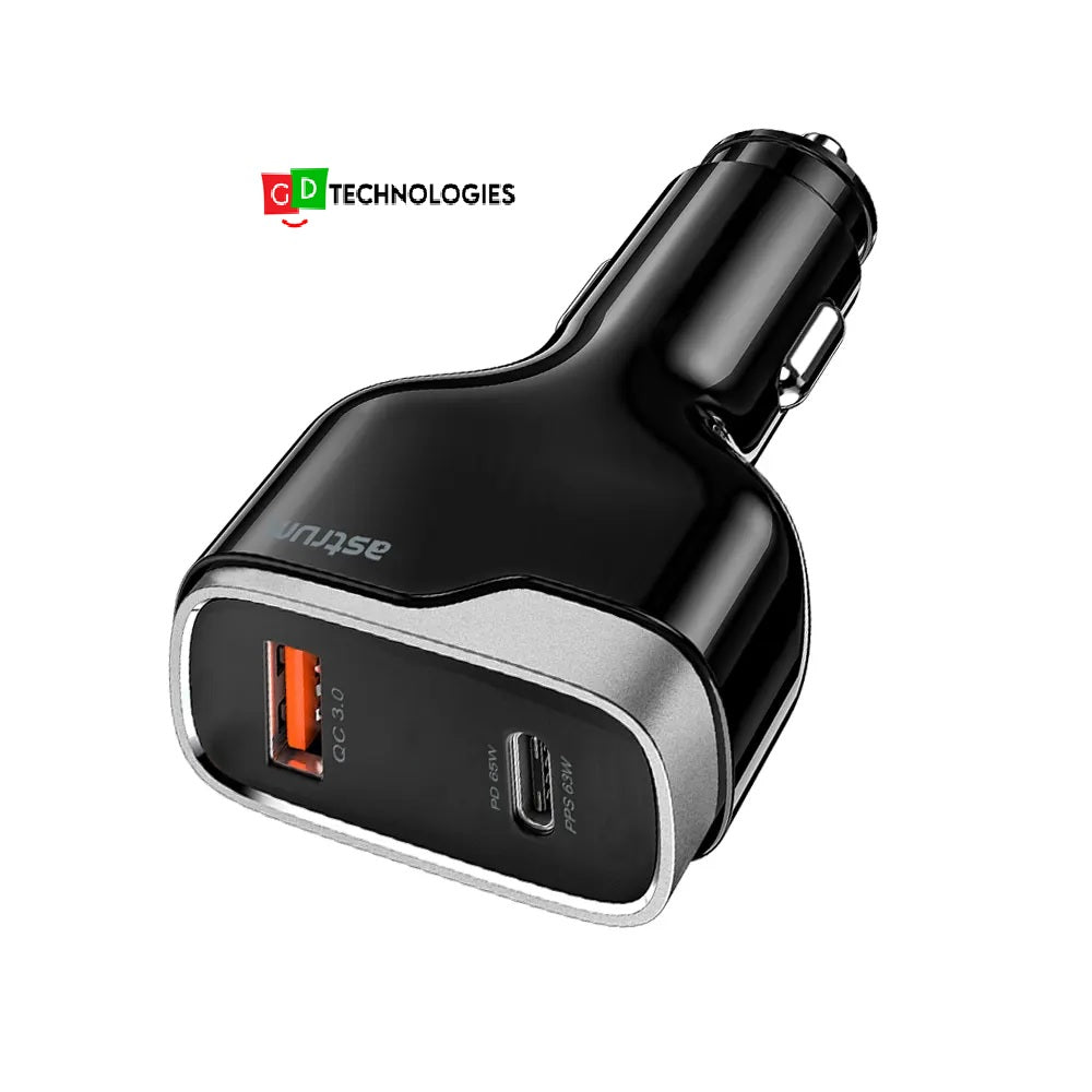 USB-C PD83W Dual USB Travel Car Charger