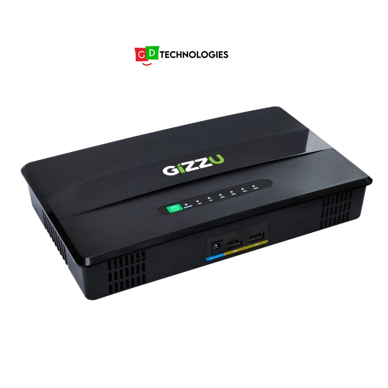 GIZZU 100W 46WH 14400MAH LIFEPO4 MINI POE UPS