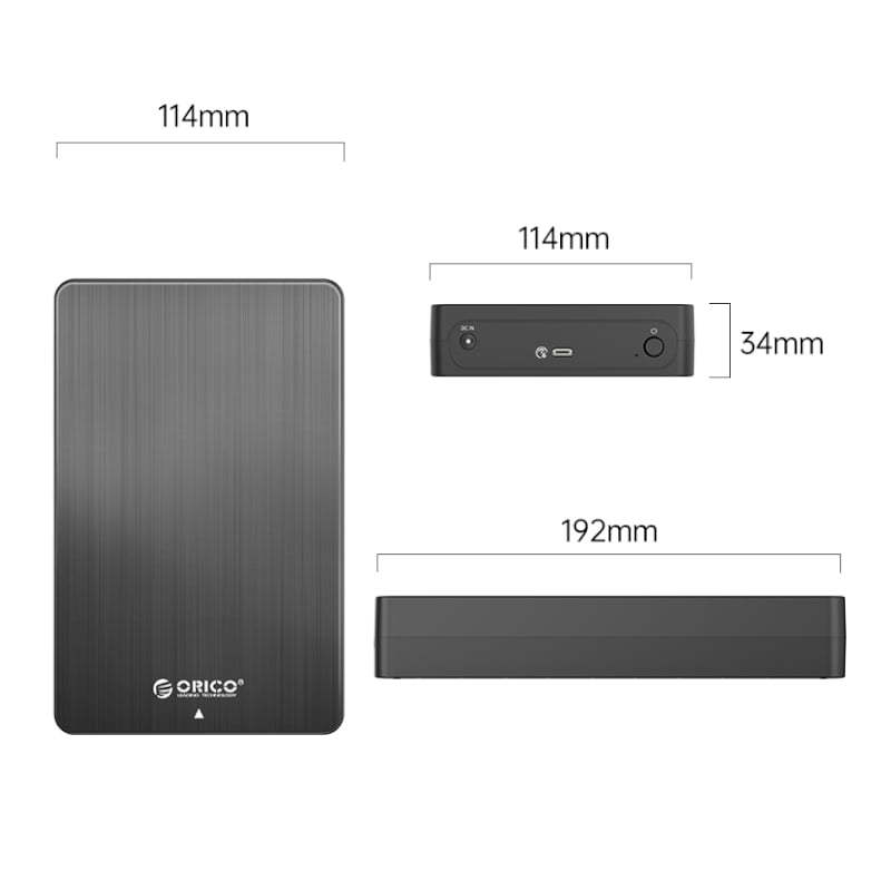 ORICO Type-C 3.5 Inch Hard Drive Enclosure