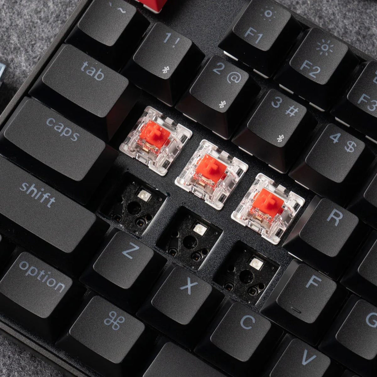 Keychron K8 QMK 80% TKL Wireless Mechanical Keyboard V2 Red Switches - Black – image 4