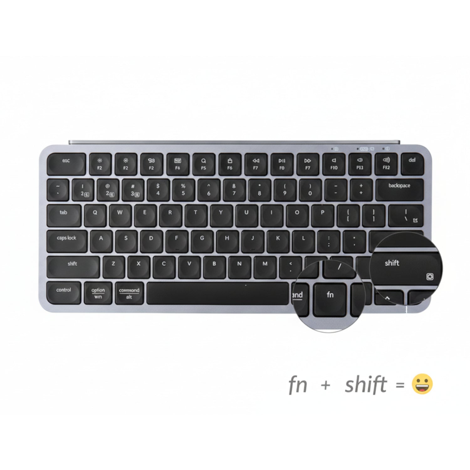 Keychron B1 Pro 75% Layout Wireless Keyboard and Mouse Combo - Space Grey – image 3