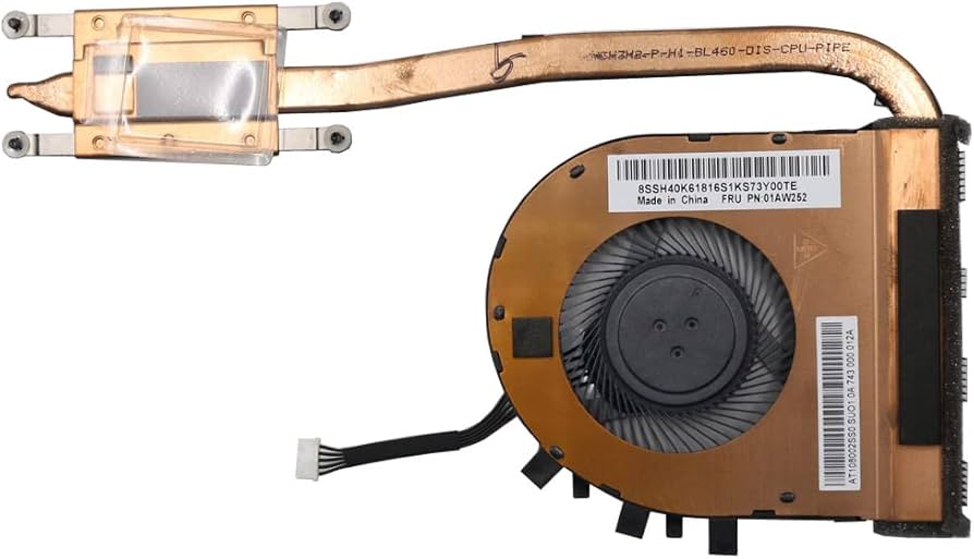 Used Laptop CPU Fan&Heatsink for Lenovo ThinkPad L460 01AW251 01AW252 01AW253 UMA Thermal Module