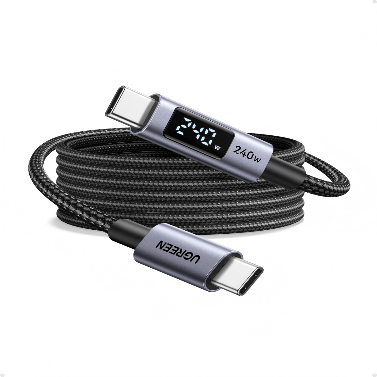 UGREEN 240W USB Type-C Cable with LED Display 2M – image 2