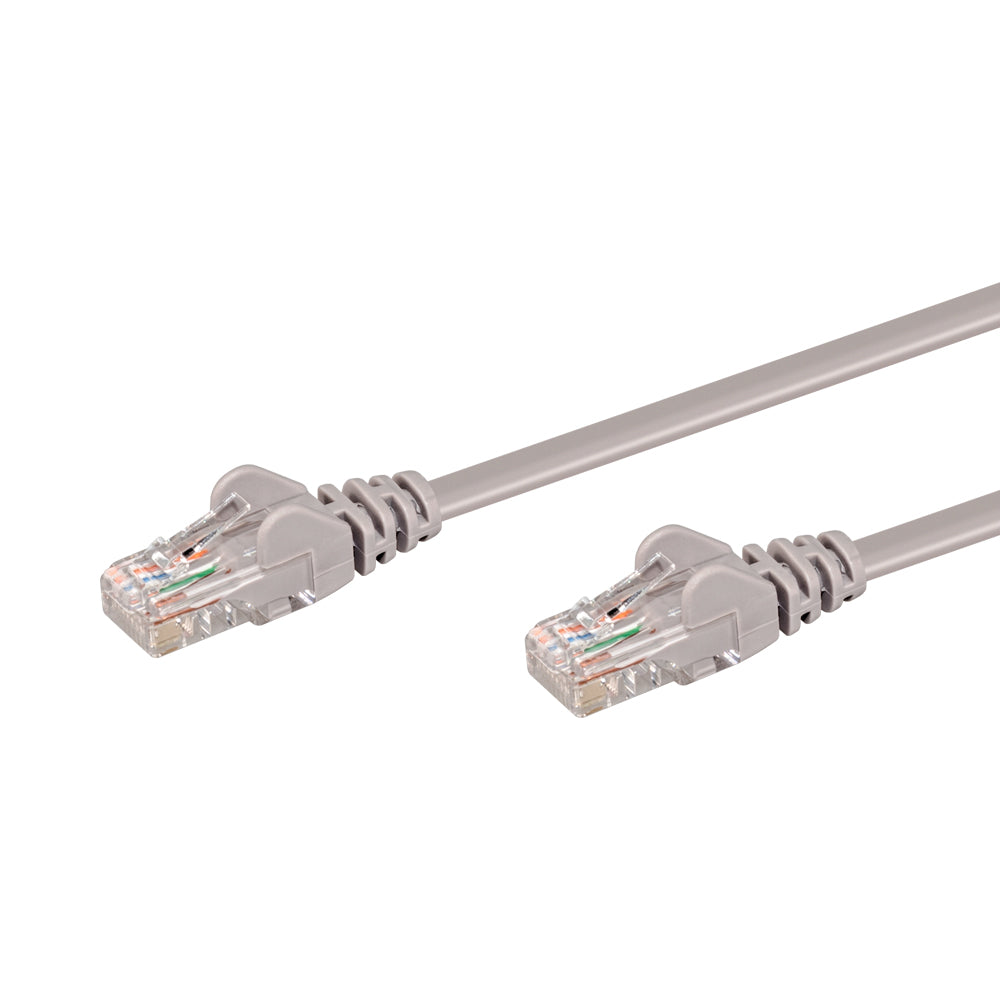 5M CAT5E MOULDED FLYLEAD - GREY