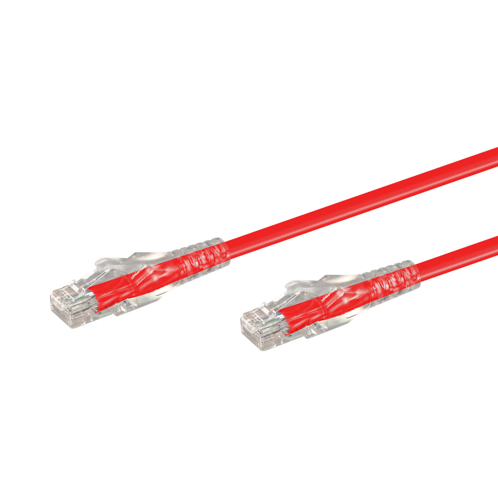 15M CAT6 MOULDED FLYLEAD - RED