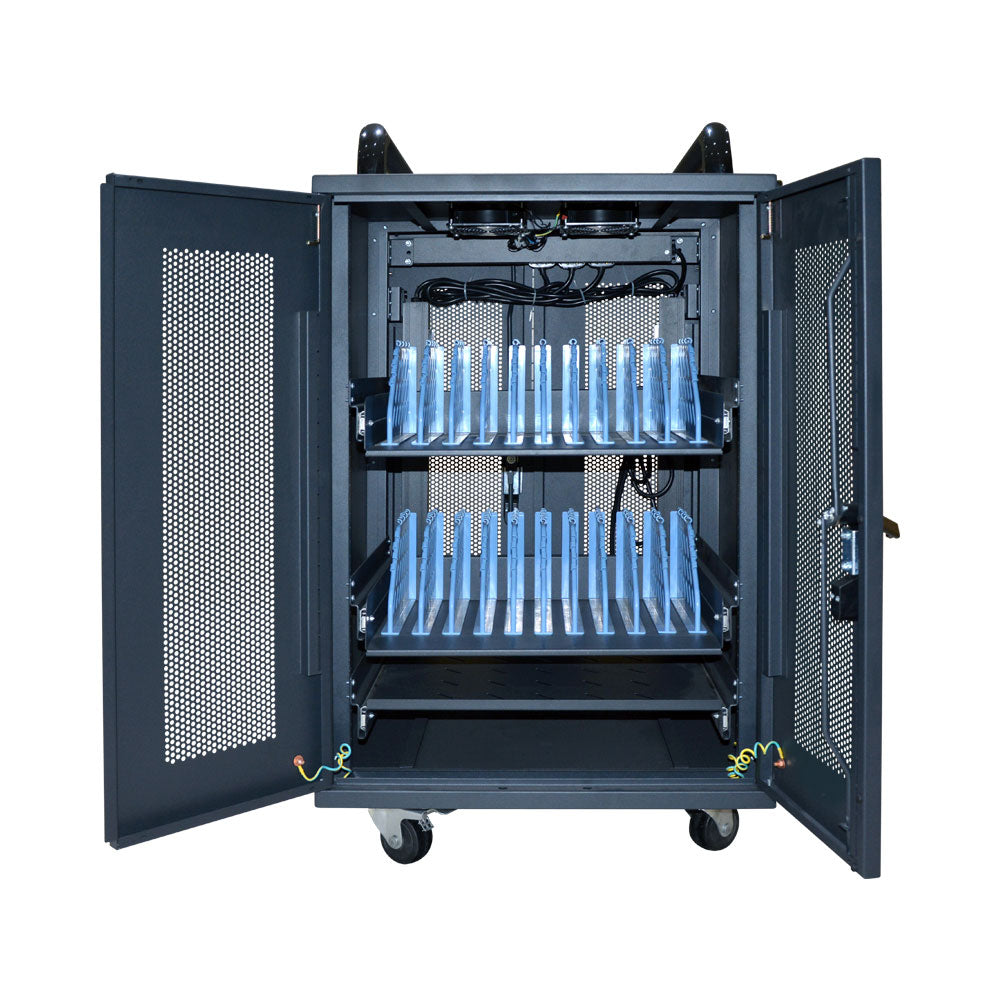 20-WAY CHARGING TROLLEY, FRONT & REAR DOOR MESH