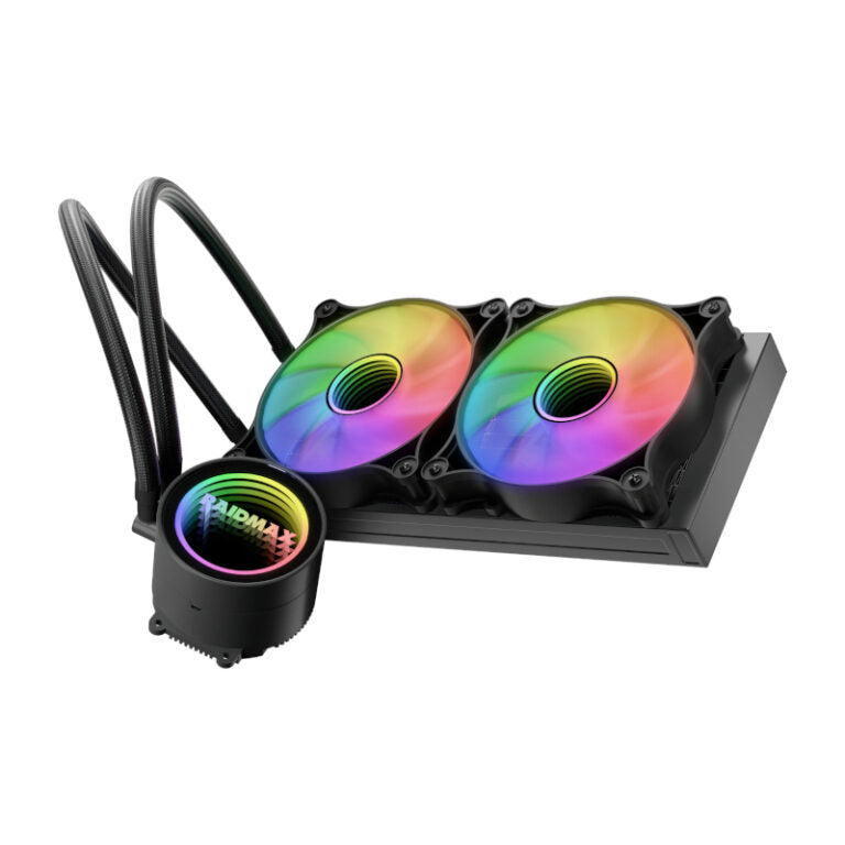 Raidmax Infinita 240mm ARGB Liquid CPU Cooler – Black