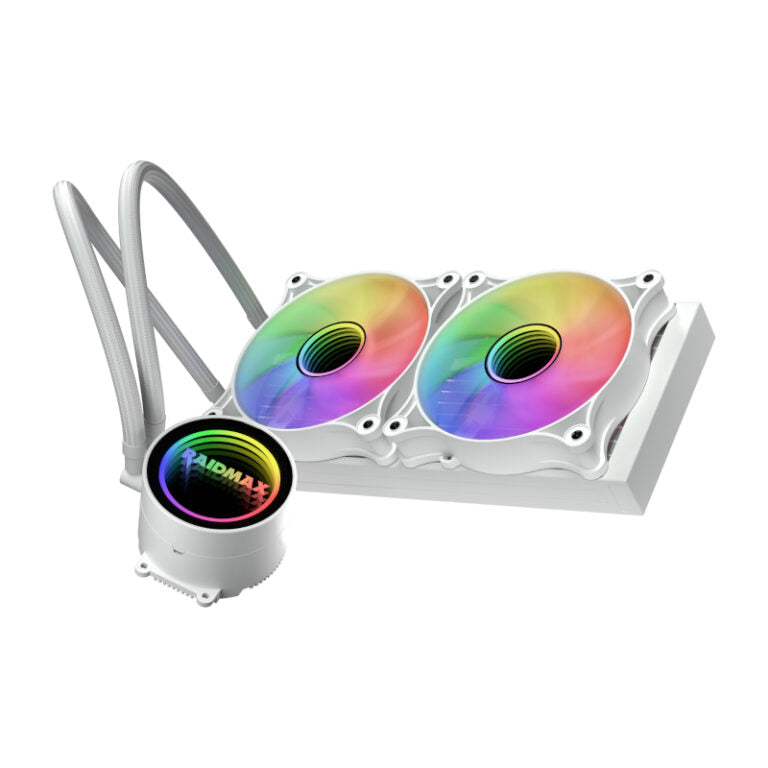 Raidmax Infinita 240mm ARGB Liquid CPU Cooler – White