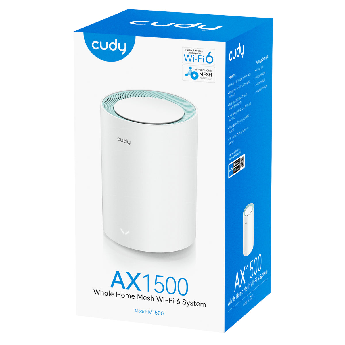 Cudy AX1500 Gigabit Mesh Wi-Fi 6 System – 1 Pack – image 3