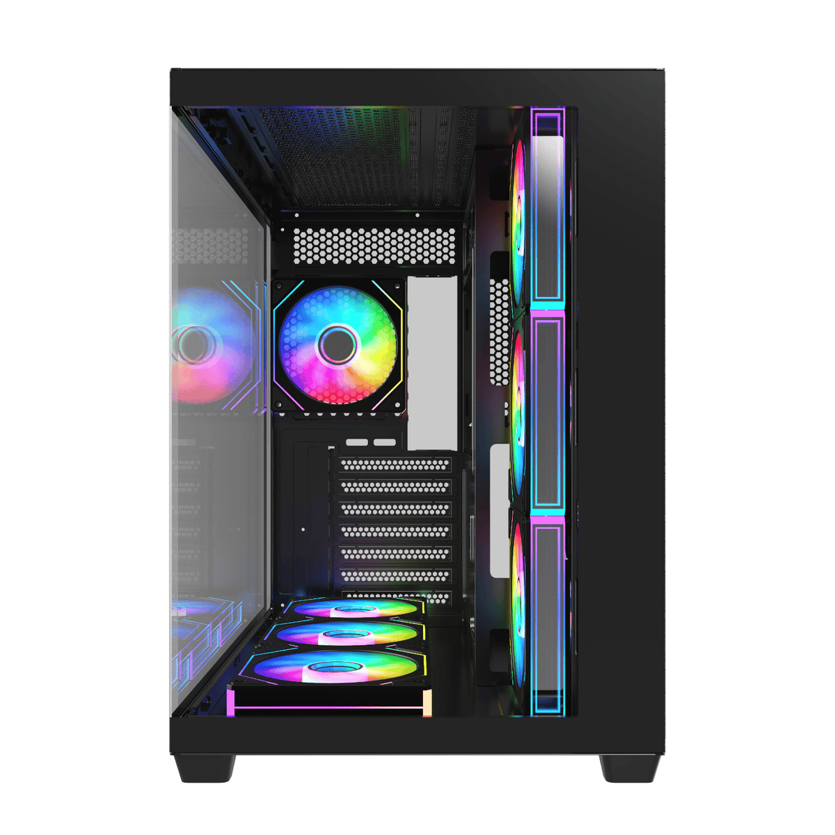 FSP M341 ARGB ATX Mid Tower Gaming Chassis - Black – image 2