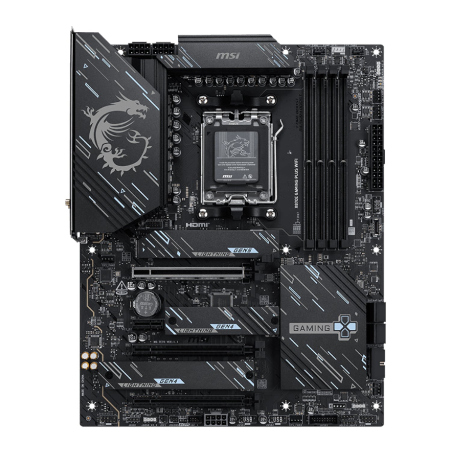 MSI X870E Gaming Plus WIFI AM5 ATX Gaming Motherboard – image 2