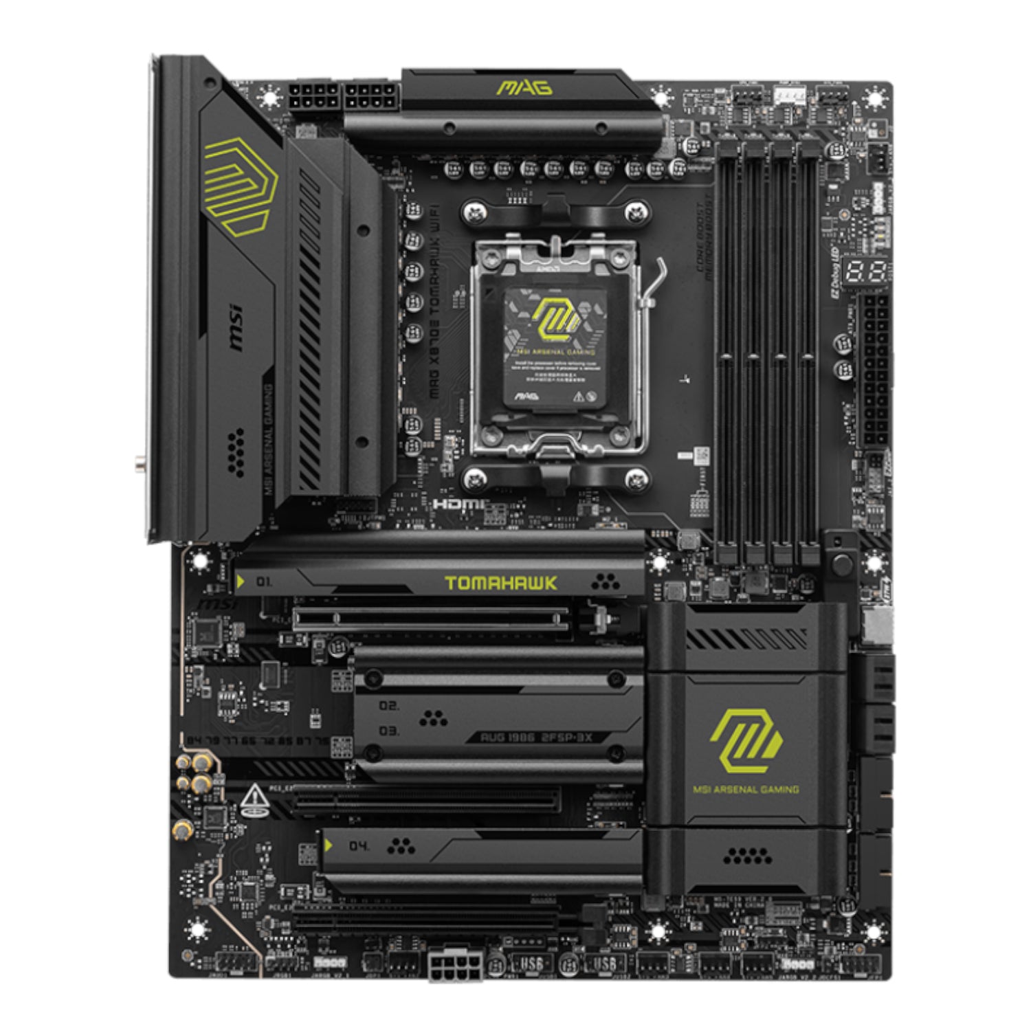 MSI MAG X870E TOMAHAWK WIFI AM5 ATX DDR5 Gaming Motherboard – image 2