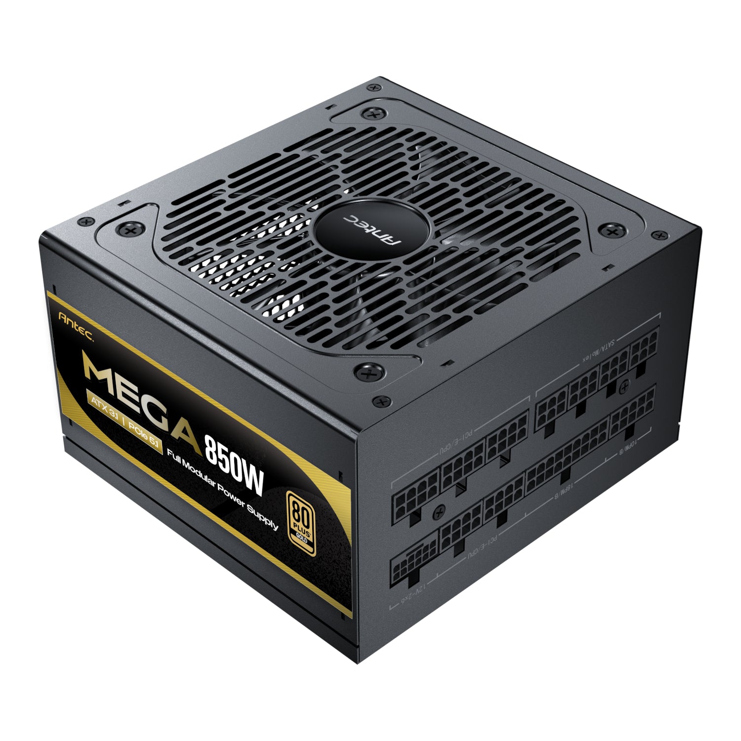 Antec MEGA 850W 80 PLUS Gold ATX3.1 PCIE 5.1 Fully Modular Power Supply – image 2