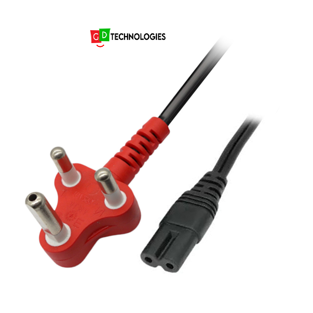 POWER CABLE 1.8M 2PIN FIG8 DEDICAT