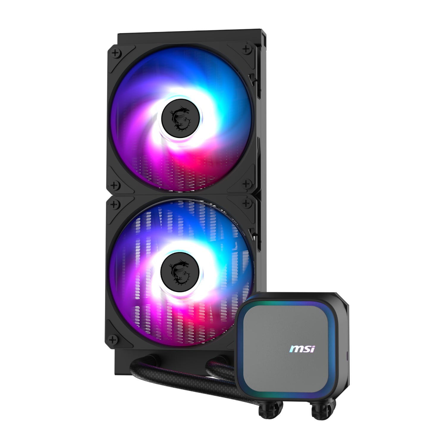 MSI MAG Coreliquid A13 240 AIO Liquid CPU Cooler - Black – image 2
