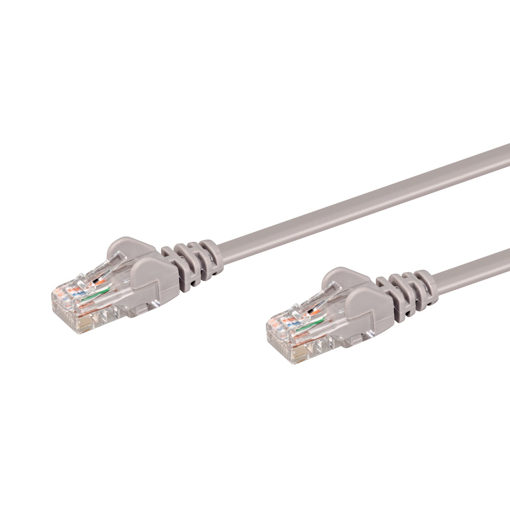 20M CAT5E MOULDED FLYLEAD - GREY