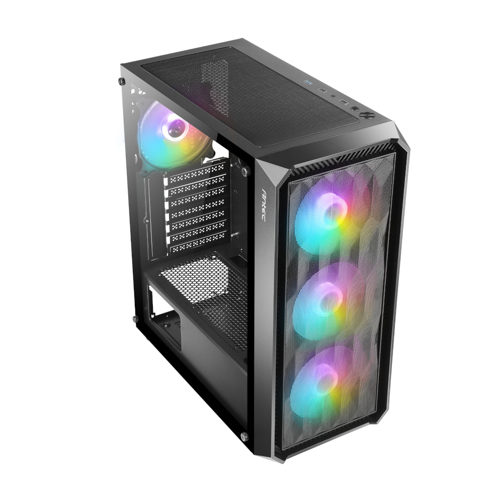 Antec NX292 ATX | Micro-ATX | ITX ARGB Mid-Tower Gaming Chassis - Black – image 2
