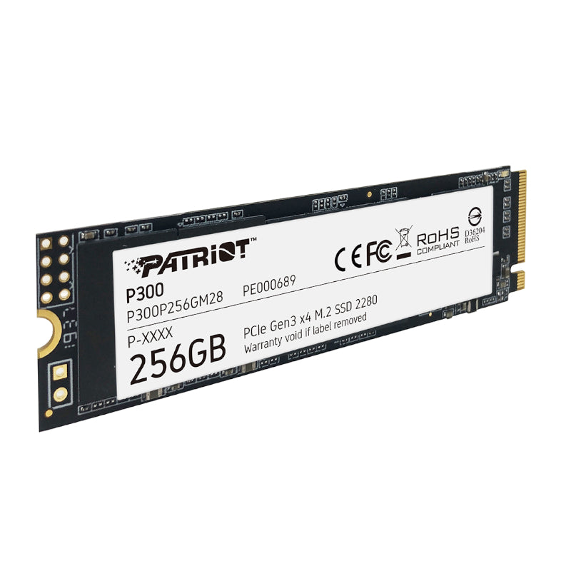 Patriot P300 256GB M.2 PCIe NVMe SSD – image 2
