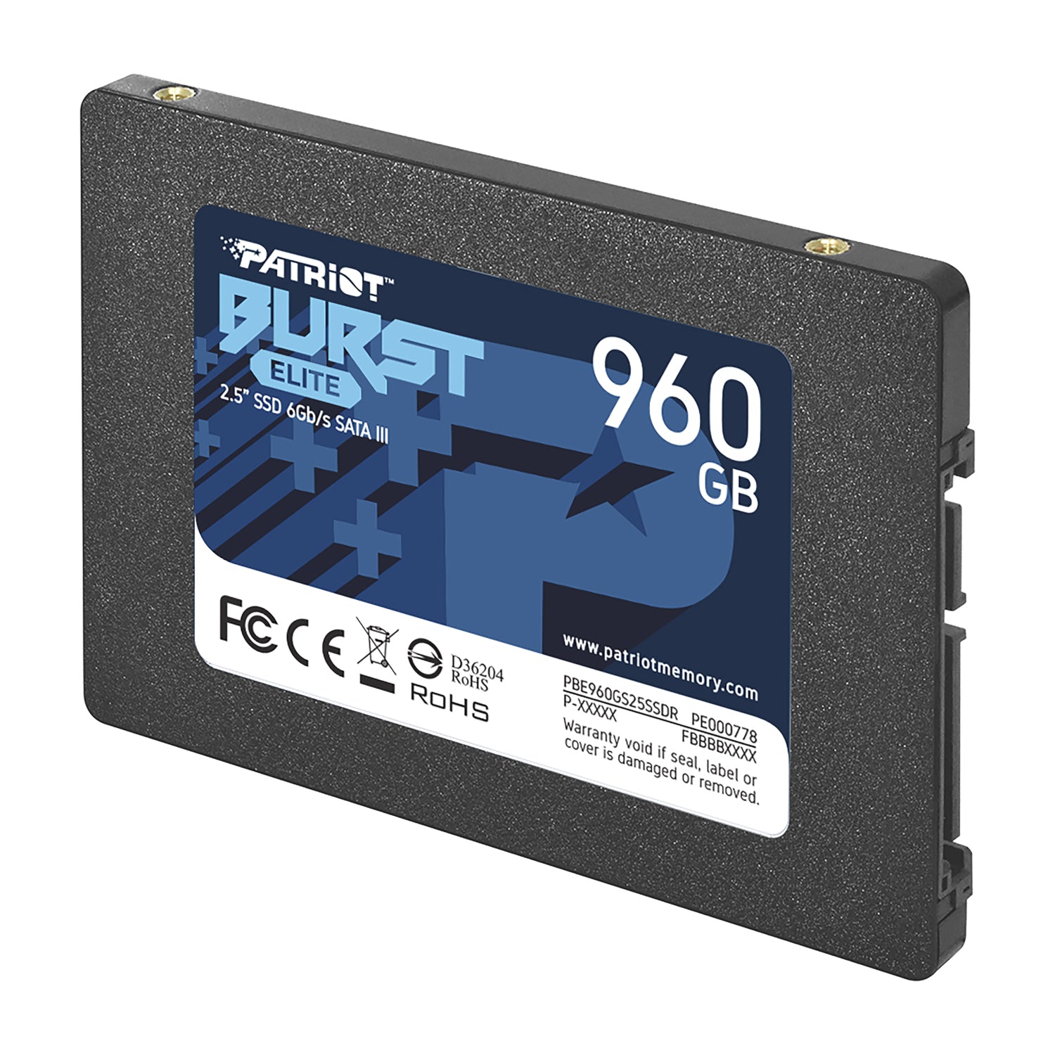 Patriot Burst Elite 960GB 2.5" SATA III SSD – image 2