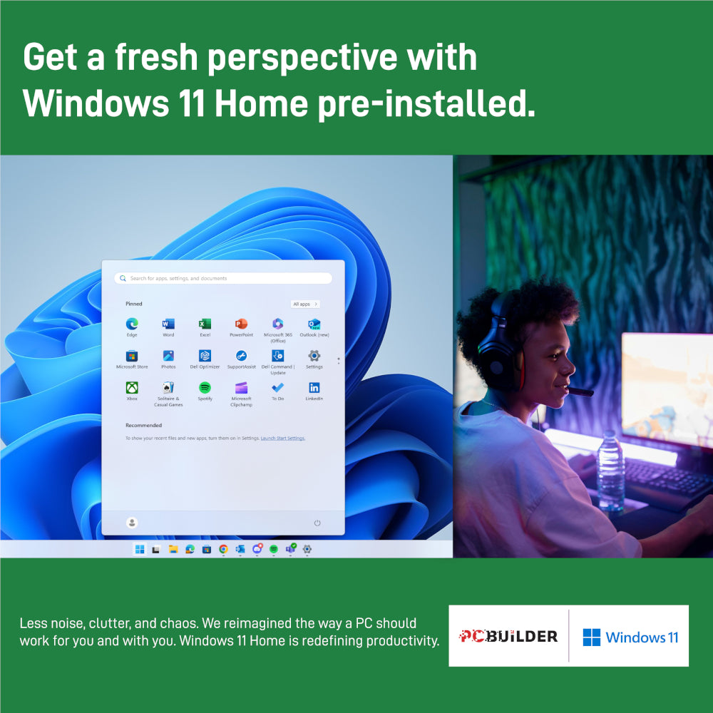 PCBuilder AMD Ryzen 7 5700G HOME MASTER Windows 11 Desktop PC – image 2