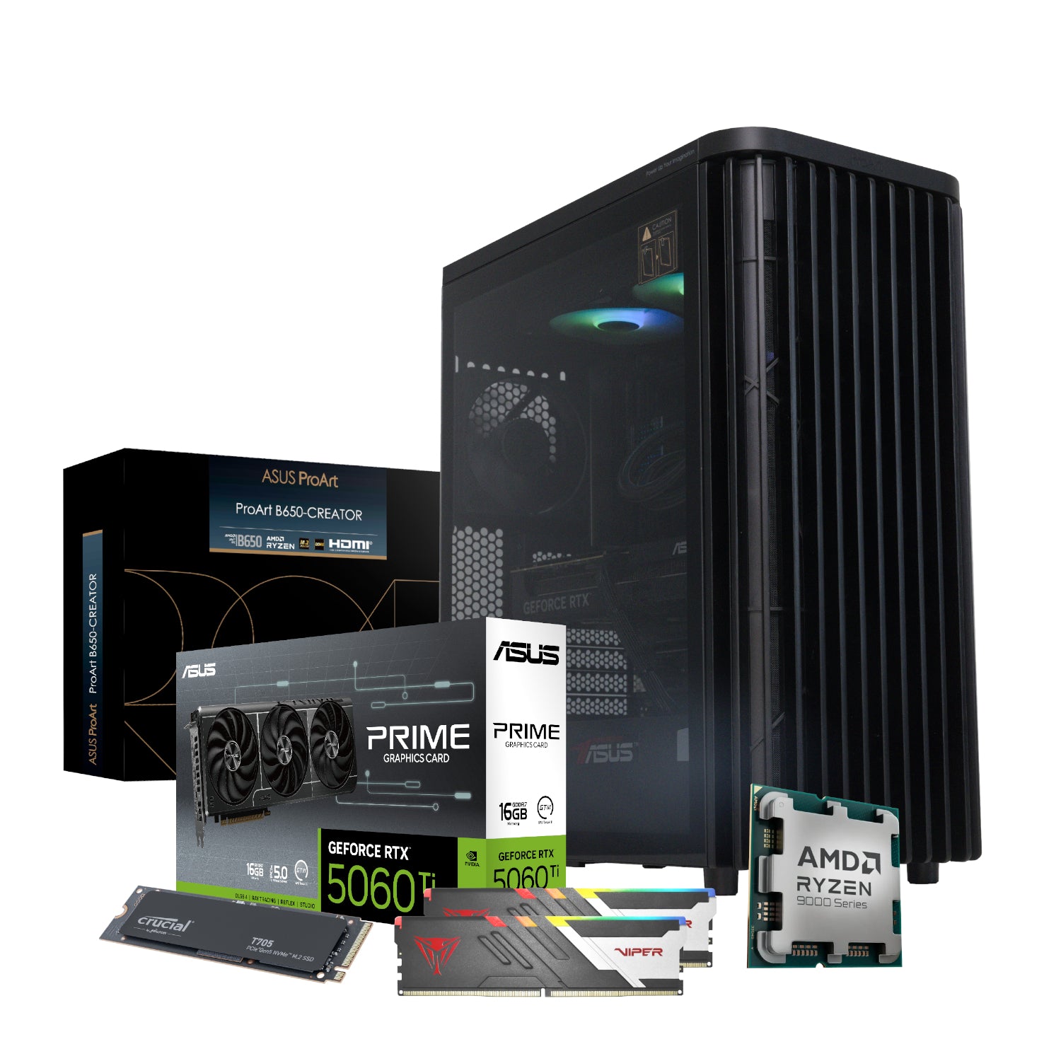 PCBuilder Ryzen 7 9700X MONET Windows 11 Creator PC – image 2