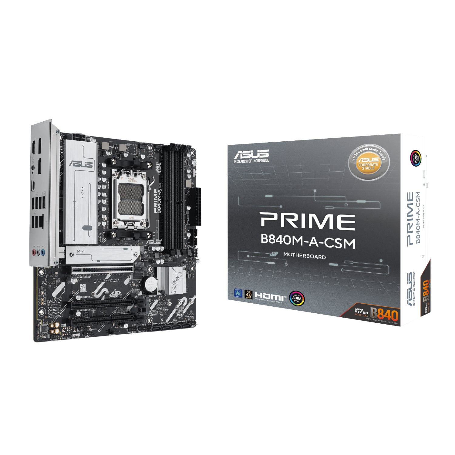 Asus PRIME B840M-A-CSM AM5 Micro ATX Motherboard