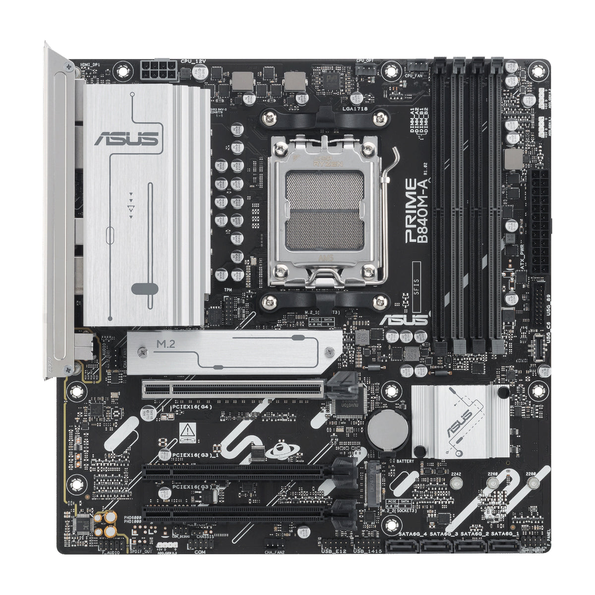 Asus PRIME B840M-A-CSM AM5 Micro ATX Motherboard – image 2