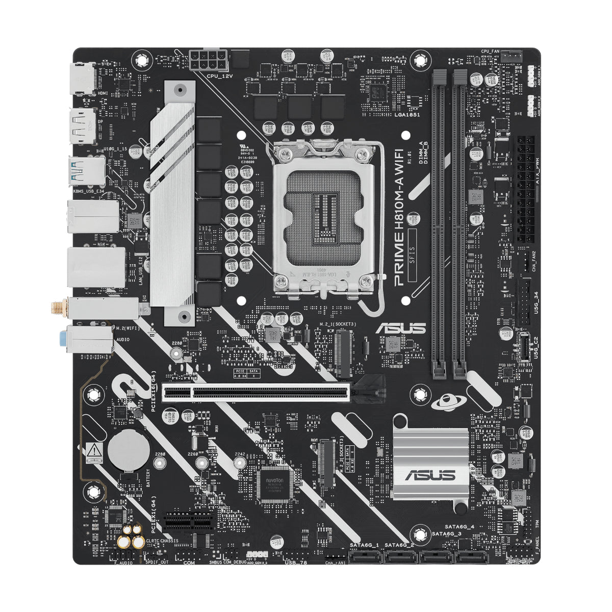 Asus PRIME H810M-A WIFI LGA1851 Micro ATX Motherboard – image 2