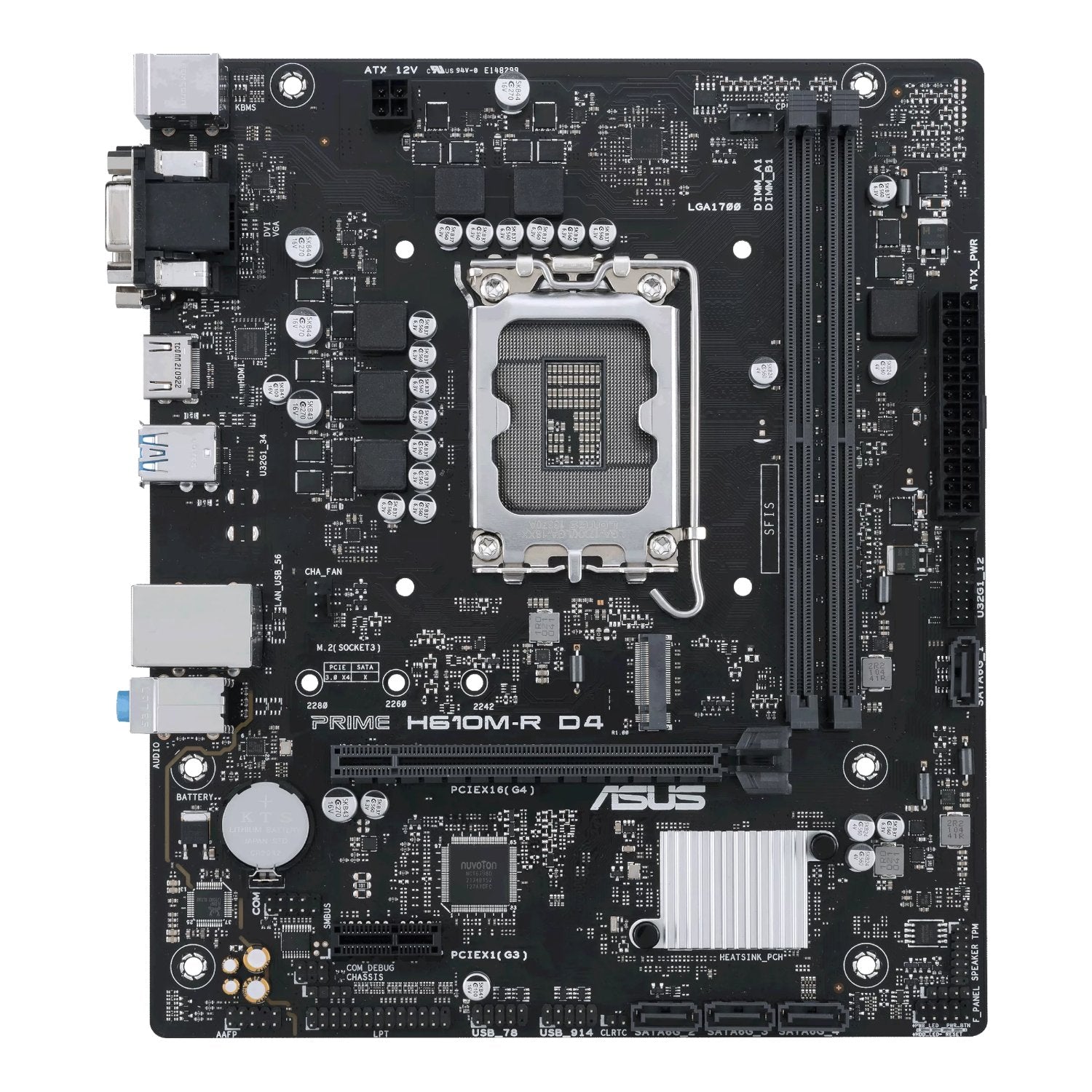ASUS PRIME H610M-R D4 LGA 1700 M-ATX Gaming Motherboard Integration