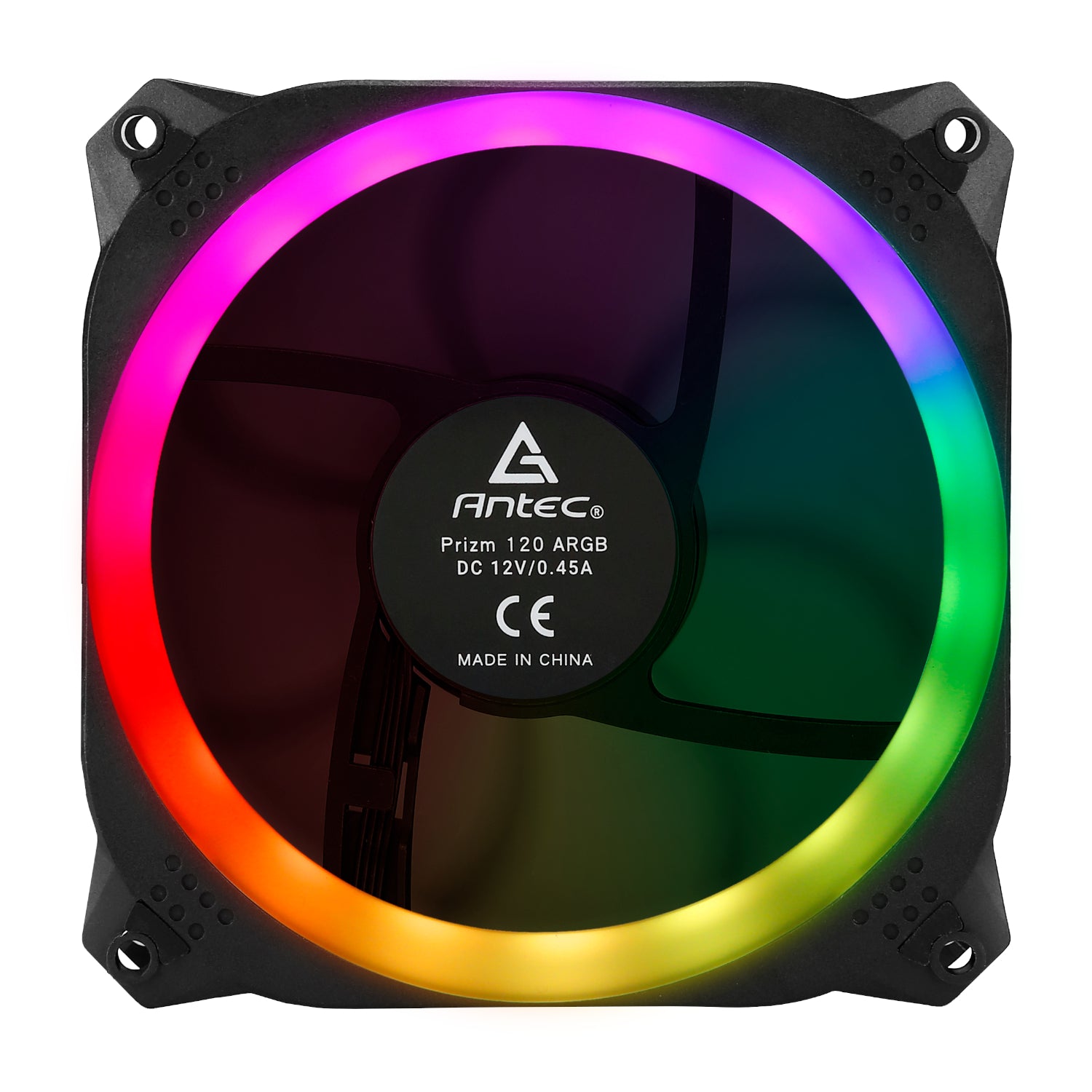 Antec Prizm 120 ARGB Case Fan 5 Pack + Controller - Black – image 4