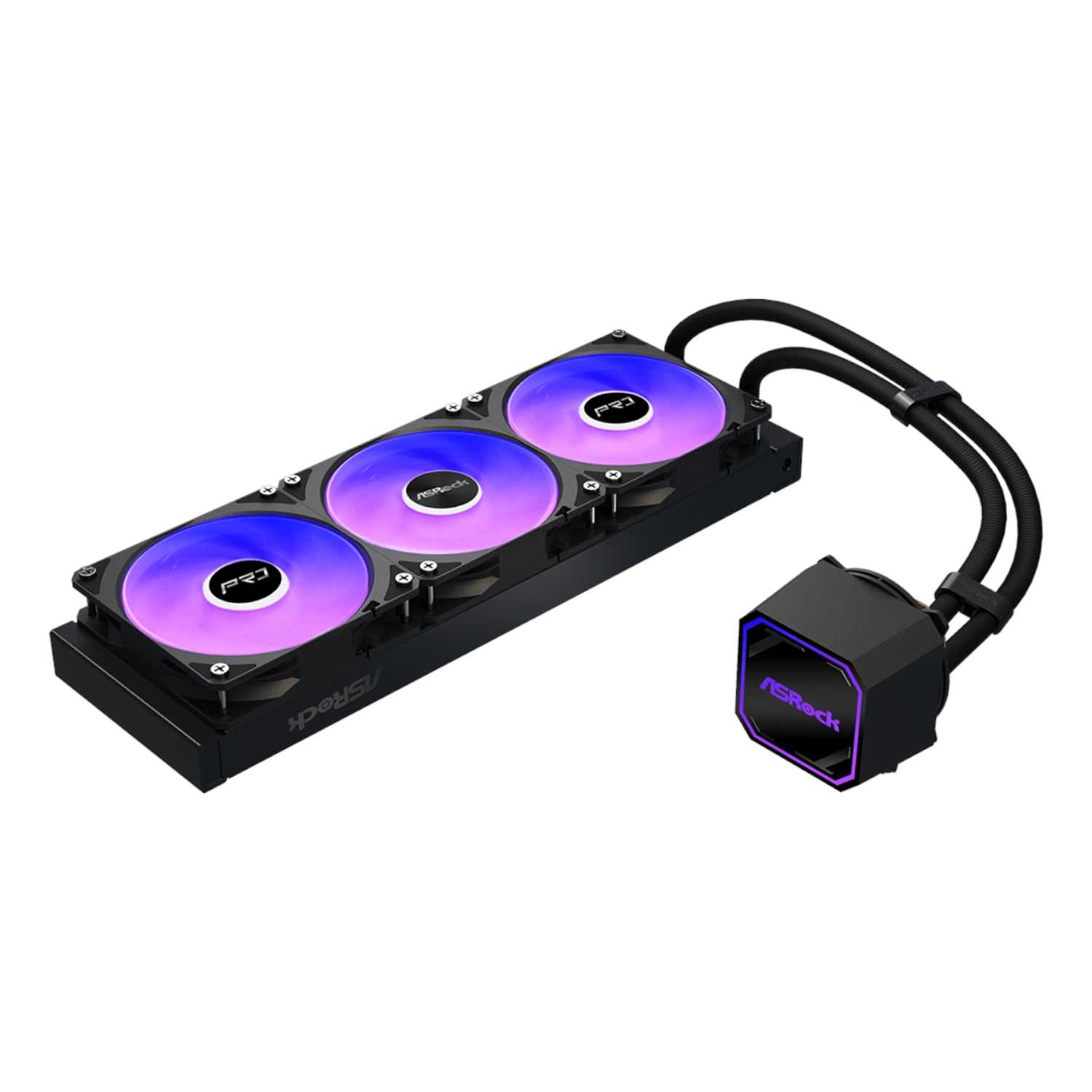 ASRock PRO 360 ARGB All-in-one Liquid CPU Cooler - Black – image 4
