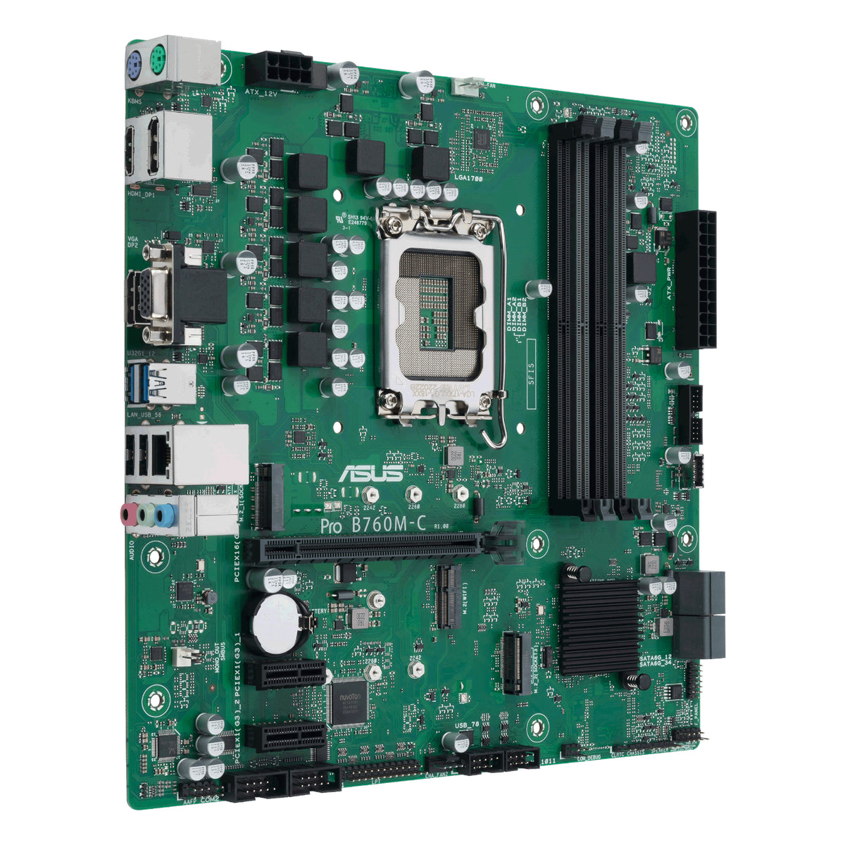 ASUS PRO B760M C CSM LGA 1700 M-ATX Motherboard – image 3