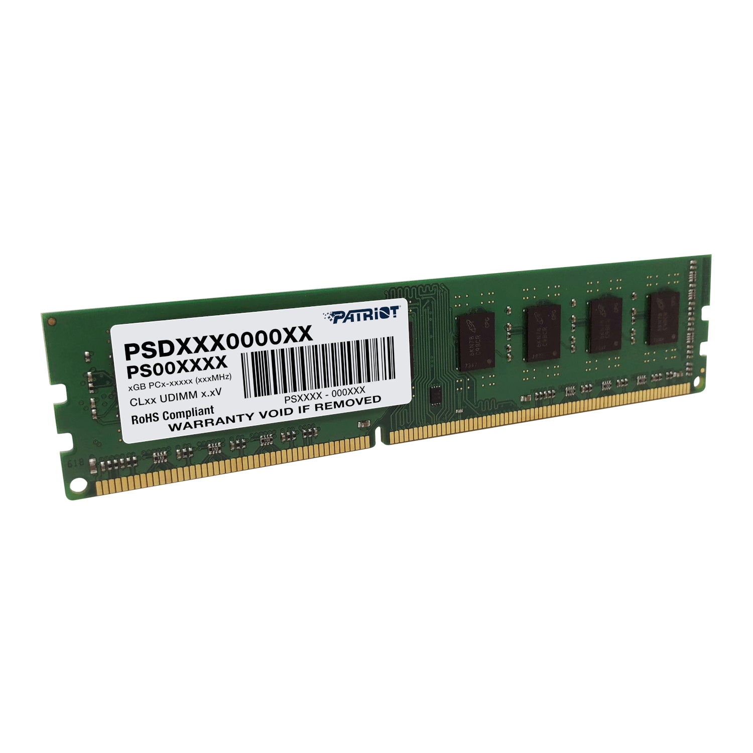 Patriot Signature Line 4GB 1600MHz DDR3 Single Rank Desktop Memory – image 2