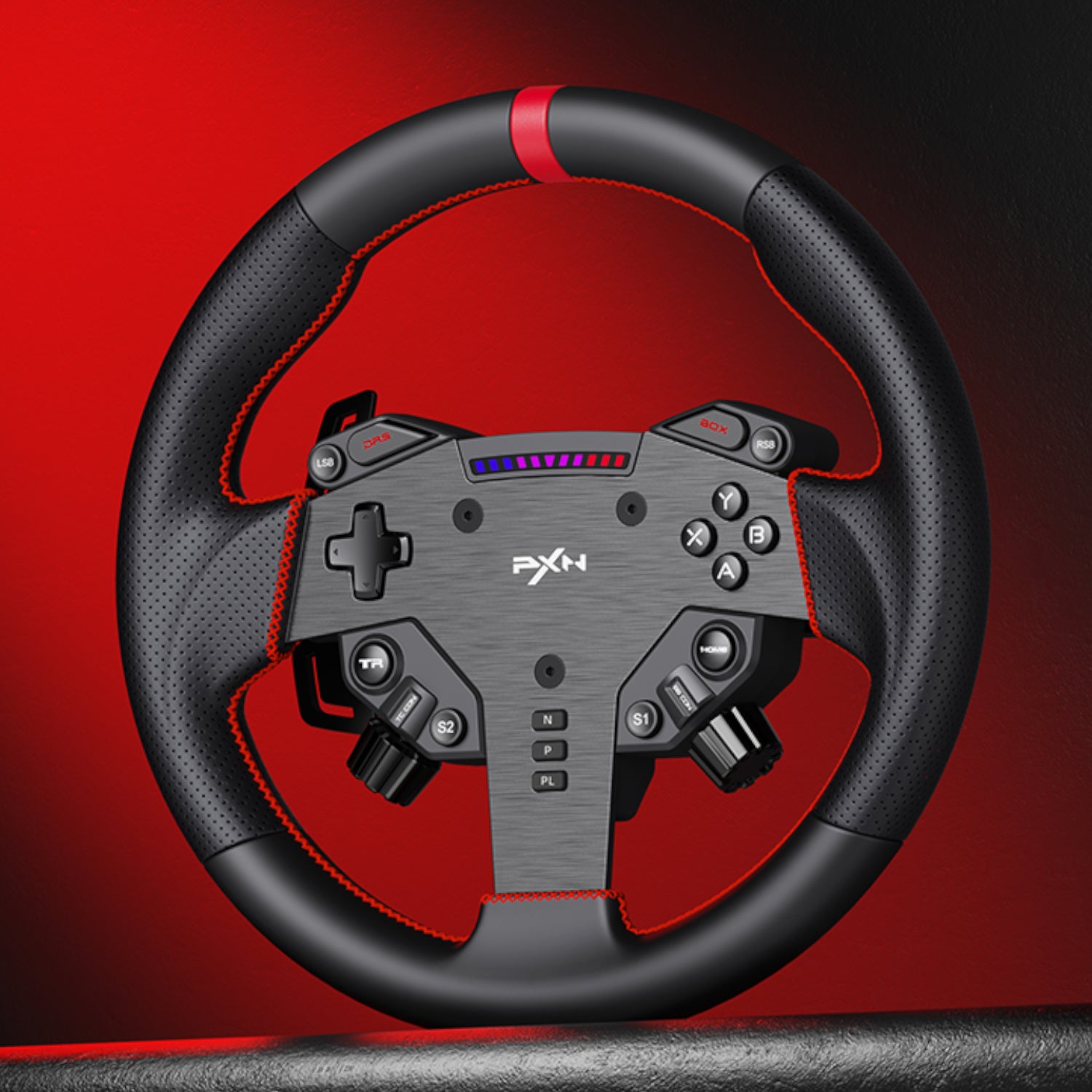 PXN VD4 Direct Drive Sim Racing Wheel – PD-HM Dual Pedal – Z8 Clamp Bundle – image 3