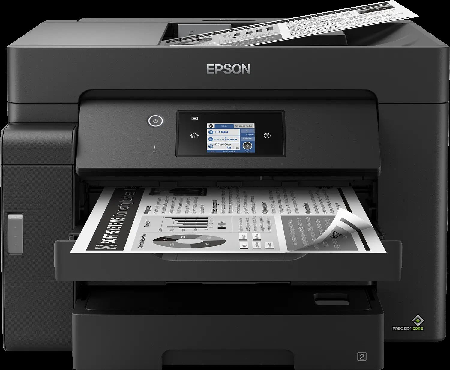 Epson 32ppm Mono A3+ Print Scan Copy Fax USB/USBHost Wi-Fi/Wi-FiDirect Ethernet AutoDuplexPrint&Scan ADF incl 1 ink