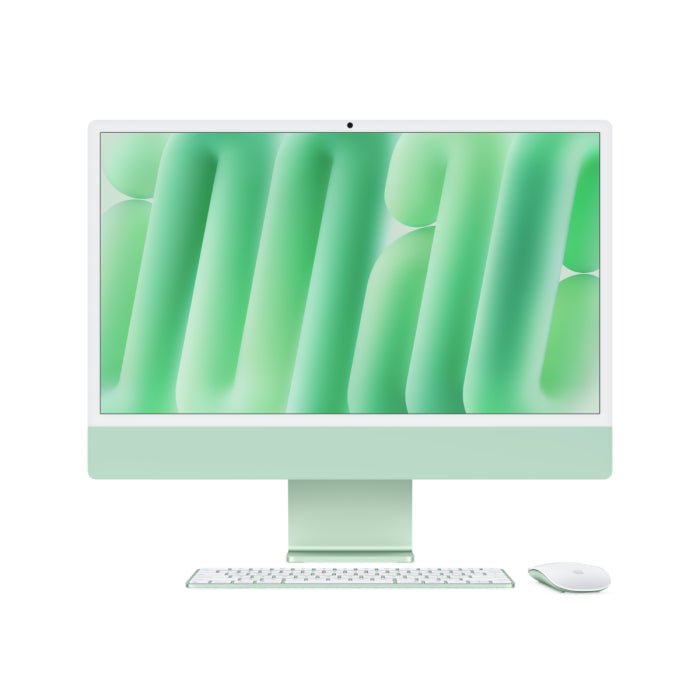 24-INCH IMAC WITH RETINA 4.5K DISPLAY: APPLE M4 CHIP WITH 10‑CORE CPU AND 10‑CORE GPU 16GB 256GB SSD - GREEN