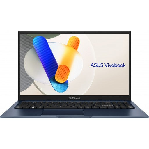 ASUS Vivobook / 15.6 FHD 1920X1080 16:9 / CORE 5 120U / DDR4 16GB ( 8GB DDR4 on board + 8GB DDR4 SO-DIMM ) / 512GB PCIE G4 SSD / Intel® Graphics / WIN11 HOME / Blue / 1YR PUR