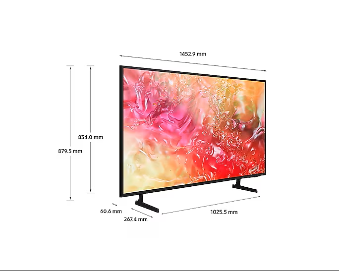 SAMSUNG 65" CRYSTAL UHD SERIES 8 SMART TV 4K UHD 3840x2160 MOTION XCELERATOR DYNAMIC CRYSTAL COLOR CRYSTAL PROCESSOR 4K HDR TIZEN OS CONNECTSHARE MOVIE HDMI X 3 USB X 1