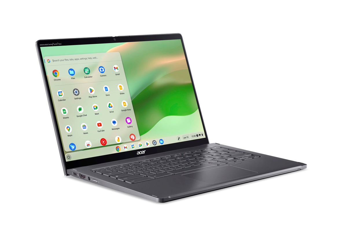 Acer Chromebook Spin 714 14" WUXGA IPS touch/pen supportive Intel Core Ultra 7 processor 155U 16 GB LPDDR5X Memory 512GB PCIe NVMe SSD WIFI6E+BT 2x2 AX+BT 6E / QHD Camera 53Wh Li-ion battery 65W TypeC adapter Active Stylus Google Chrome OS 3 YRS OnSite Wa