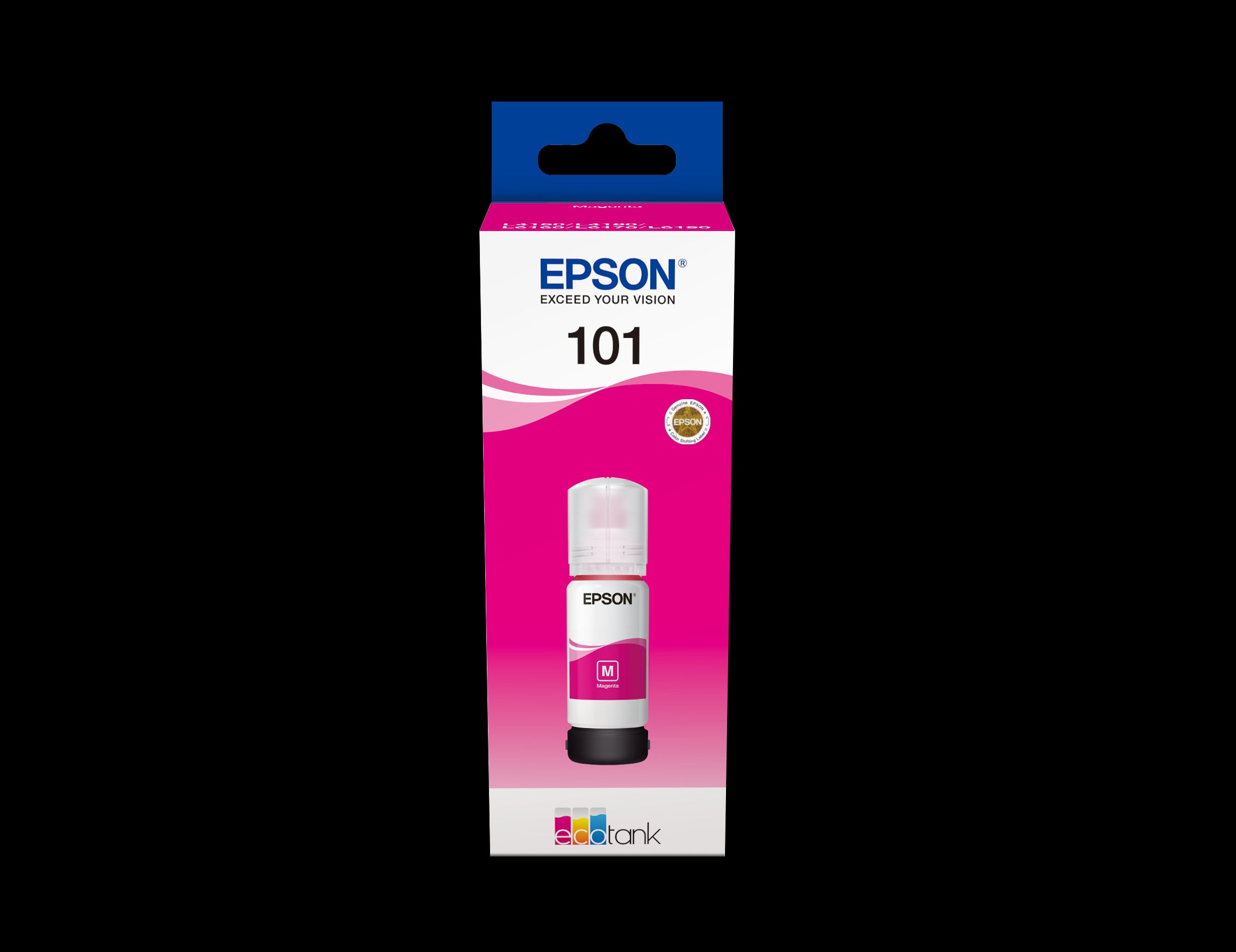 101 Ink Bottles Magenta 70ml Ecotank L4150 / L4156 / L4160 / L4260 / L6160 / L6170 / L6176 / L6190 / L6270 / L6290 / L14150 6000 pages