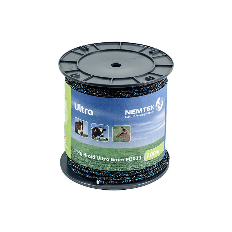 Poly Braid Ultra Black Mix11 200m