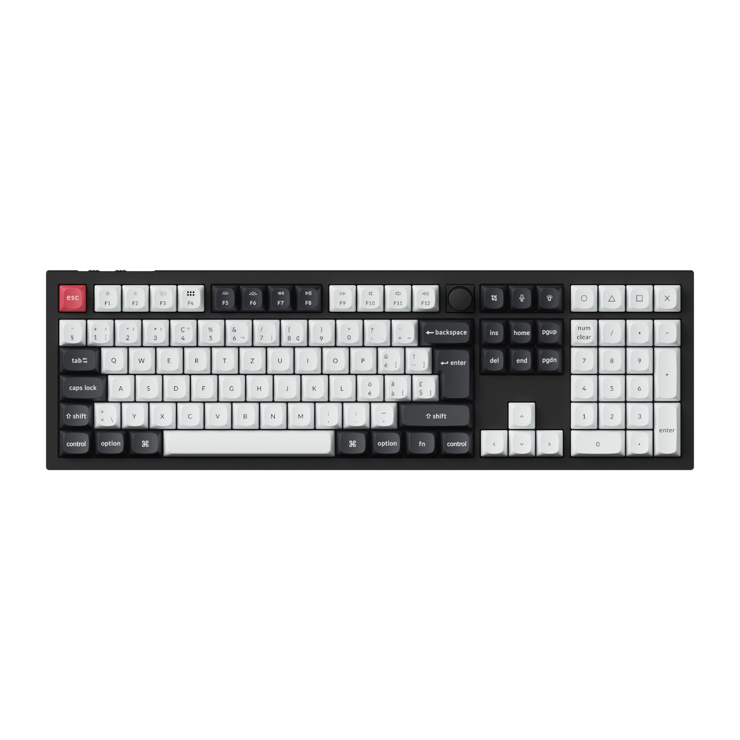 Keychron Q6 HE QMK Full-size Wireless Custom Mechanical Keyboard (Nebula Switch) – Carbon Black – image 2