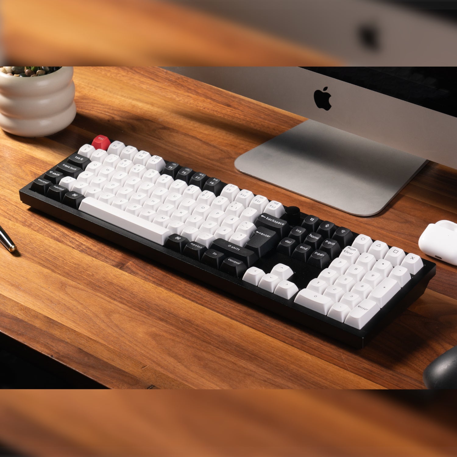 Keychron Q6 HE QMK Full-size Wireless Custom Mechanical Keyboard (Nebula Switch) – Carbon Black – image 3