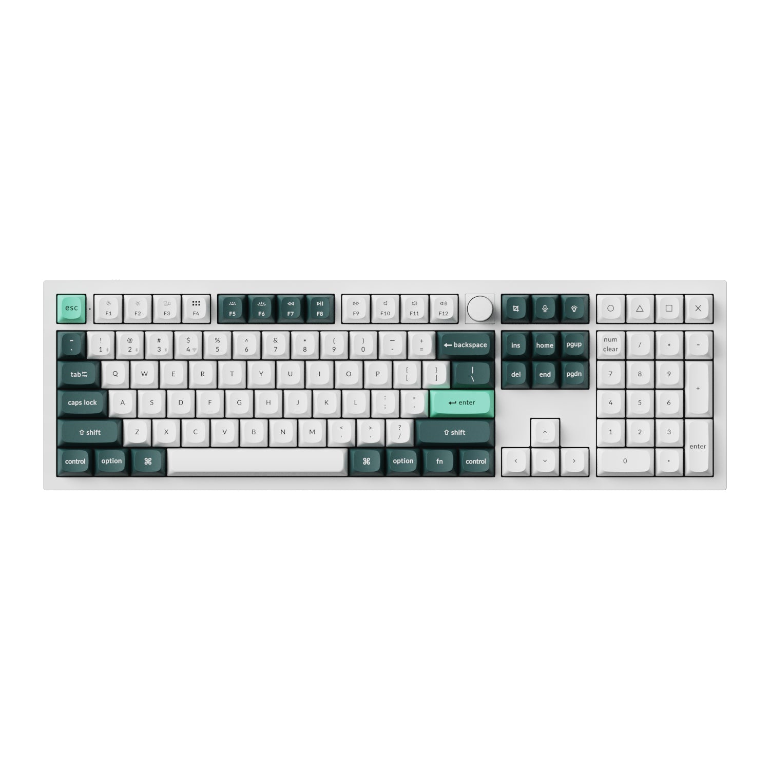 Keychron Q6 HE QMK Full-size Wireless Custom Mechanical Keyboard (Nebula Switch) – Shell White – image 2