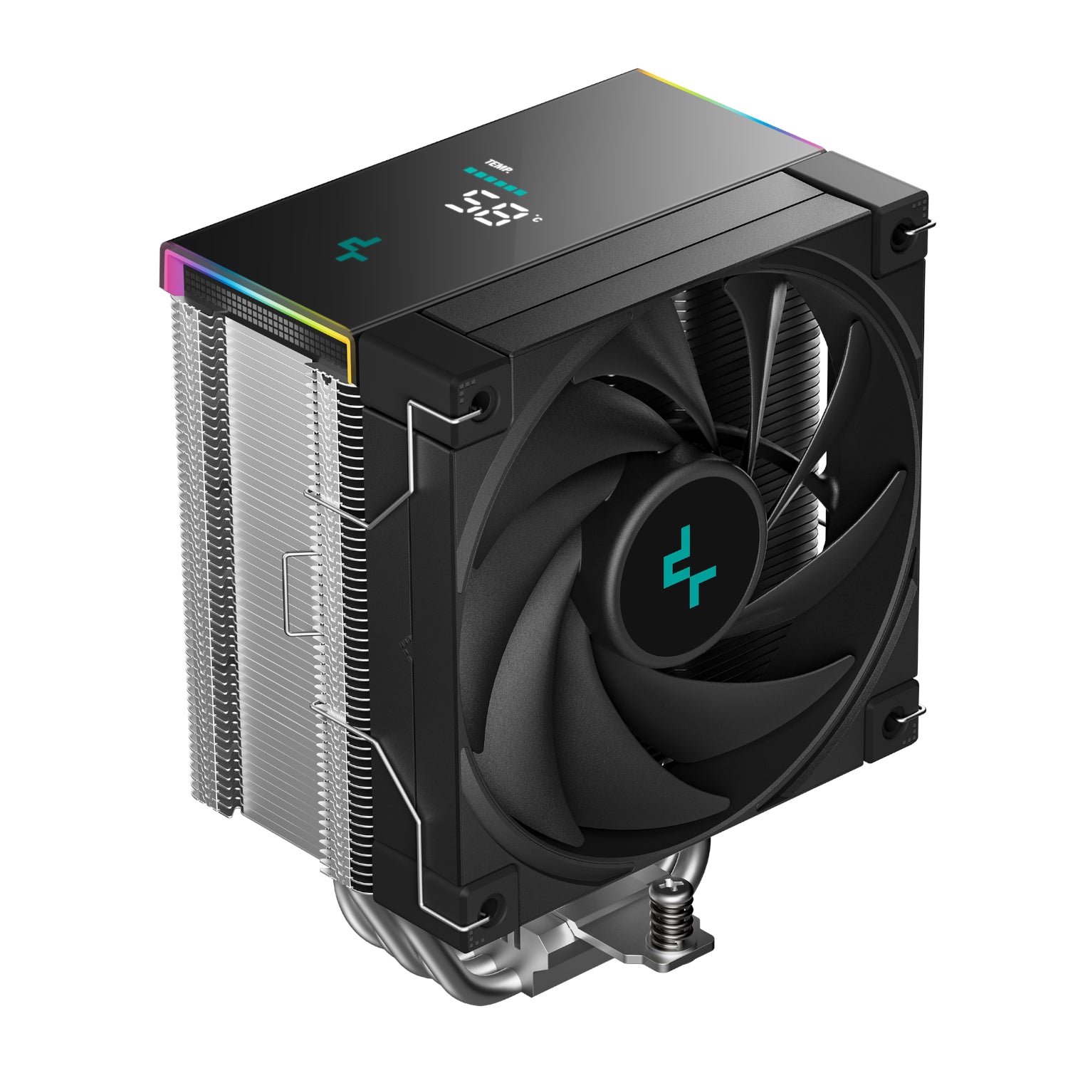 DeepCool AK500S Digital 120mm Air CPU Cooler - Black – image 2