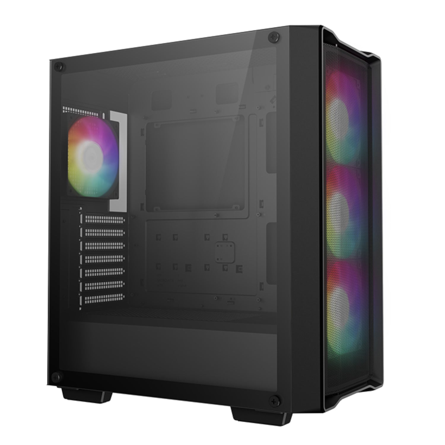 DeepCool CC560 MESH V2 ATX Mid Tower Airflow Gaming Chassis – Black – image 7