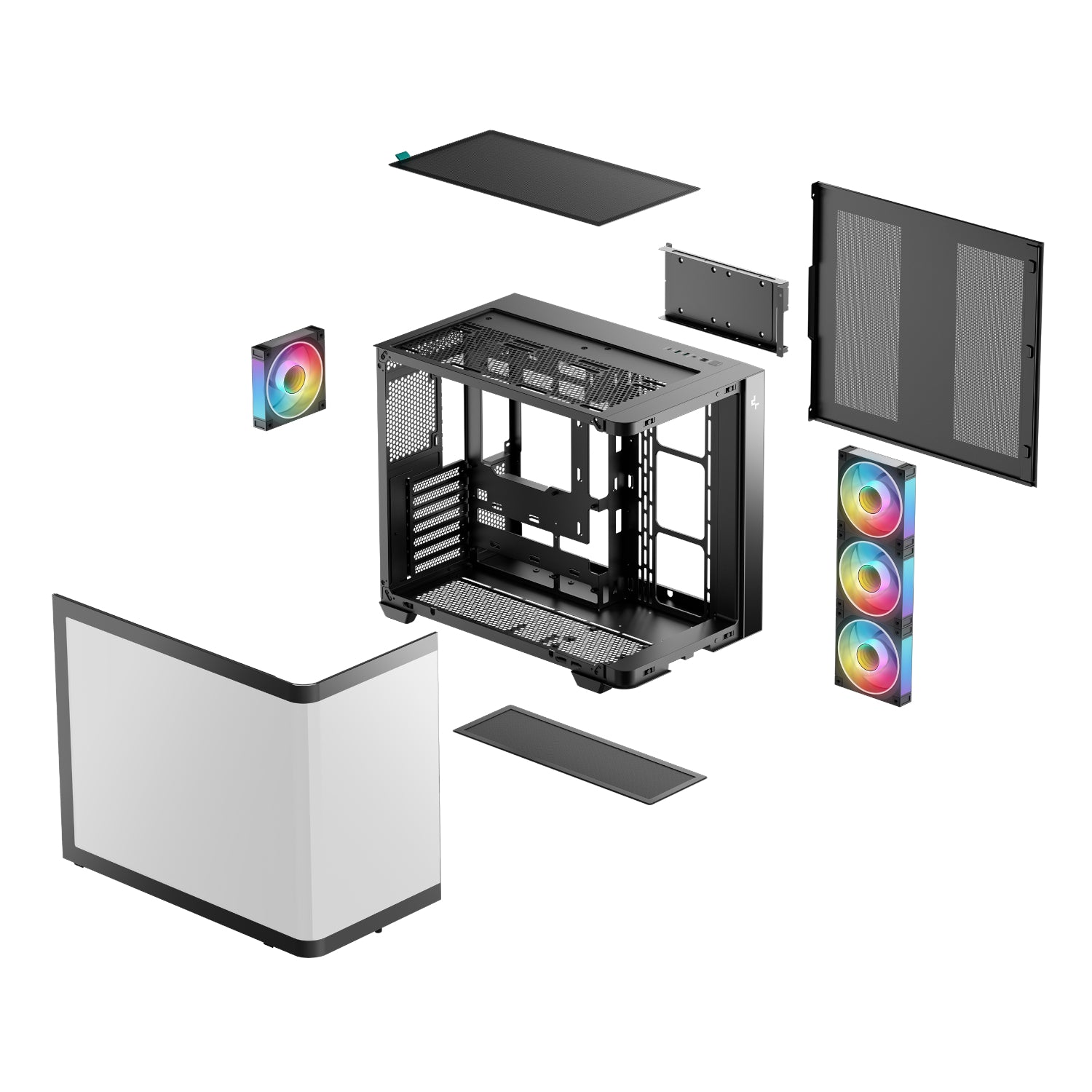 DeepCool CG530U 4F ATX Gaming Chassis - Black – image 7