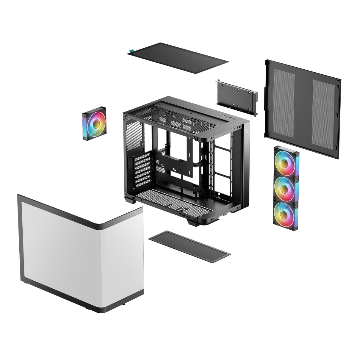 DeepCool CG530U 4F ATX Gaming Chassis - Black – image 7